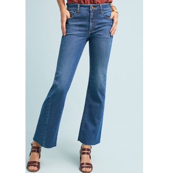 Flare Cropped Jeans 
